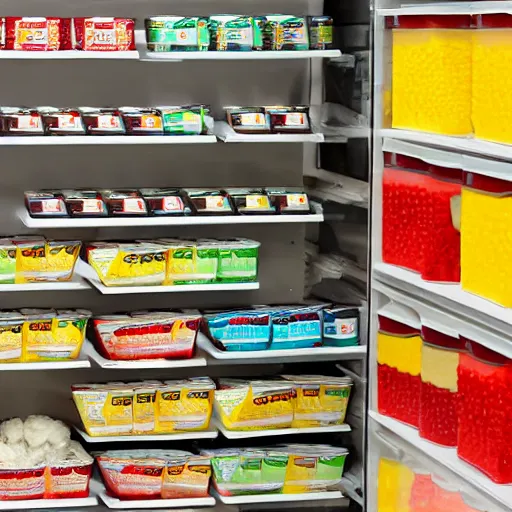 Image similar to Corn Flavored Ice cream tub, store shelf