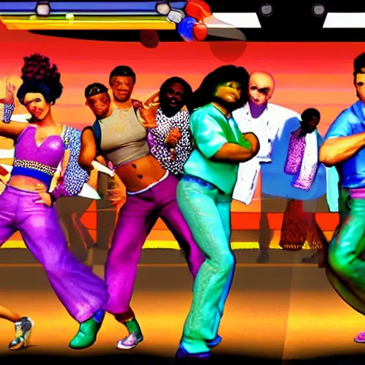 Prompt: Bust A Groove - the most realistic dance game ever created for the funked-up PlayStation generation