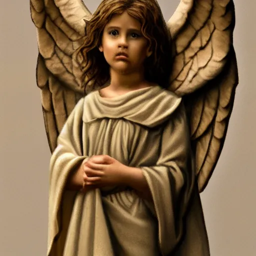 Prompt: biblically realistic angel
