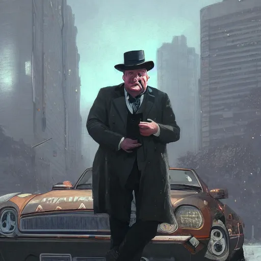 Prompt: highly detailed portrait, winston churchill, in gta v, stephen bliss, unreal engine, fantasy art by greg rutkowski, loish, rhads, ferdinand knab, makoto shinkai and lois van baarle, ilya kuvshinov, rossdraws, tom bagshaw, global illumination, radiant light, detailed and intricate environment