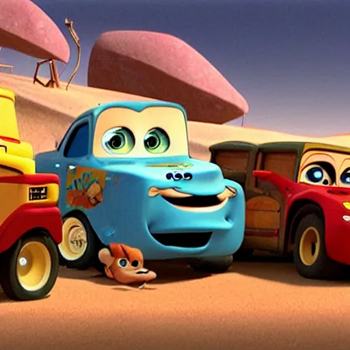 Image similar to Noah's Ark as seen in Disney Pixar's Cars (2006)