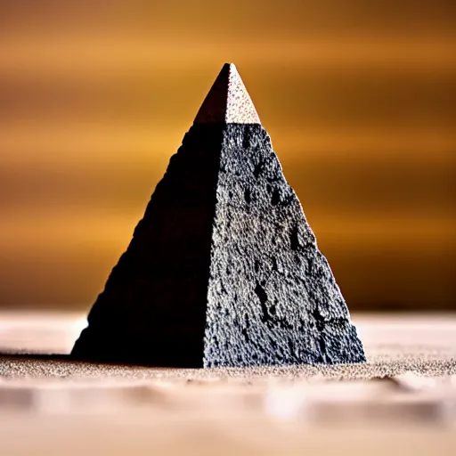 Prompt: zen stone pyramid