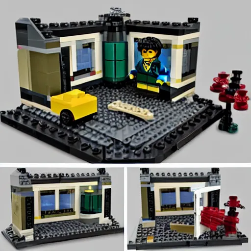 Image similar to a breaking bad lego set