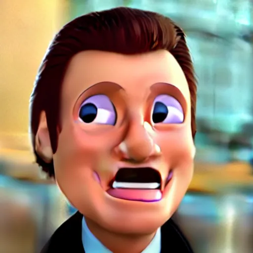 Image similar to Christopher Walken as a Pixar character