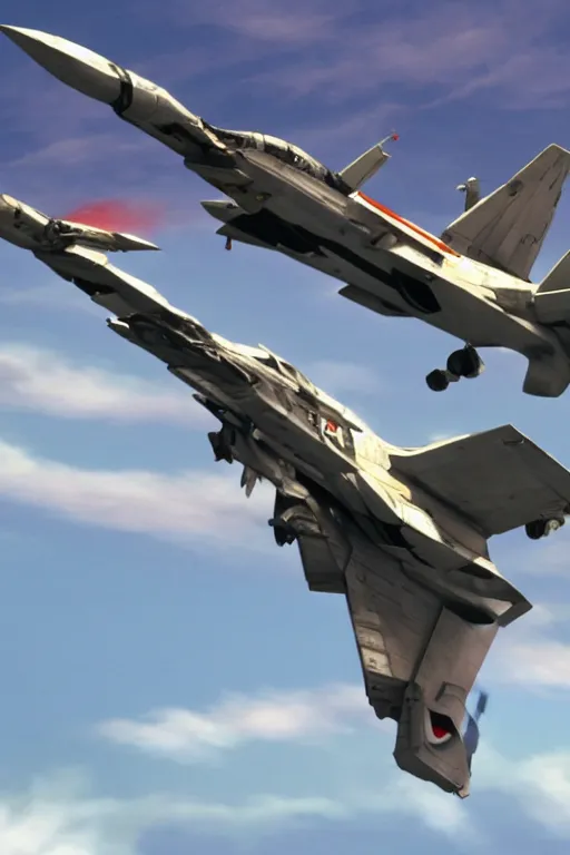 Image similar to 8k ultrarealistic dogfight in the sky between Starscream and Jetfire from Transformers