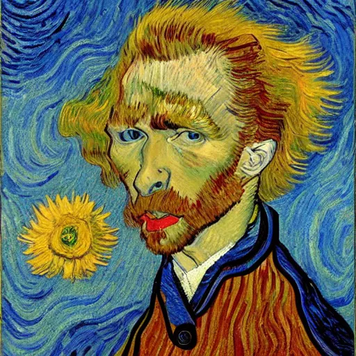 Image similar to beijin by van gogh