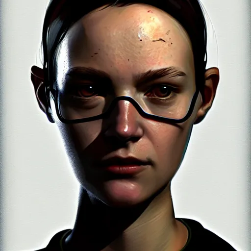 portrait of alyx vance from half life 2, digital, Stable Diffusion
