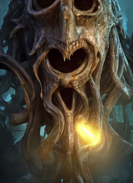 Image similar to davy jones, ultra detailed fantasy, elden ring, realistic, dnd character portrait, full body, dnd, rpg, lotr game design fanart by concept art, behance hd, artstation, deviantart, global illumination radiating a glowing aura global illumination ray tracing hdr render in unreal engine 5