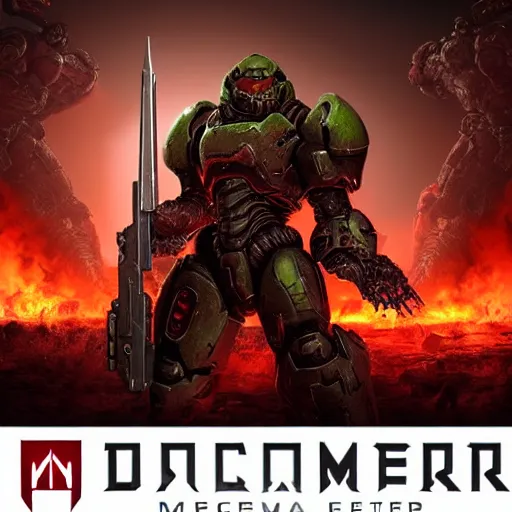 Image similar to doom slayer from doom eternal, photography