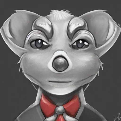 Prompt: anthropomorphic silver kobold, headshot profile picture, cute ears, large eyes, male, commission on furaffinity, sketch drawing