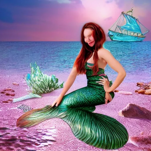 Image similar to photo of a mermaid realistic photo,