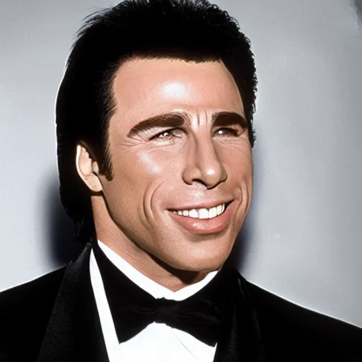 Image similar to a photo of john travolta as a vampire