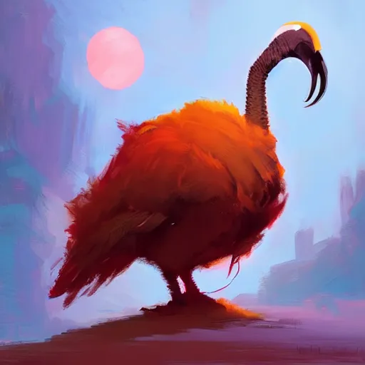 Image similar to a dodo bird, by anato finnstark, by alena aenami, by john harris, by ross tran, by wlop, by andreas rocha