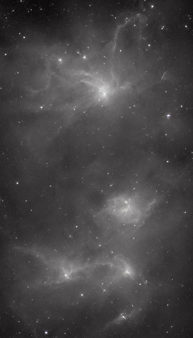 Prompt: hubble space telescope photograph of dark nebula