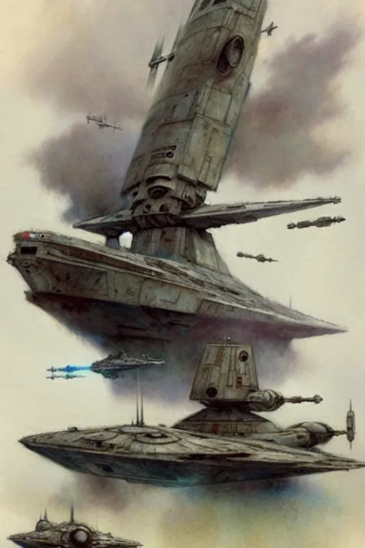 Image similar to (((((1950s star wars ship . muted colors.))))) by Jean-Baptiste Monge !!!!!!!!!!!!!!!!!!!!!!!!!!!