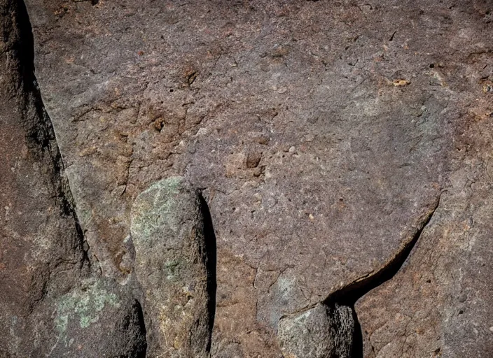 Image similar to Closeup photograph of petroglyphs on a boulder