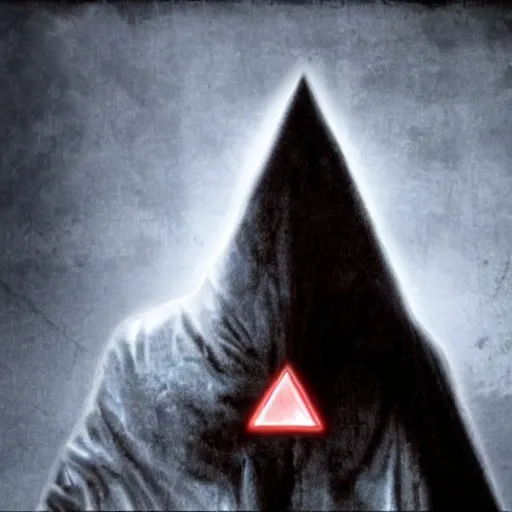 Image similar to White Pyramid head from Silent hill