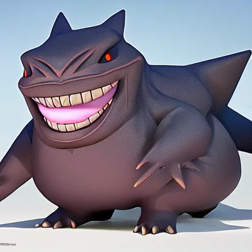 Image similar to national geographic photo of gengar, pokemon in the wild, intricate, portrait, 8 k highly professionally detailed, hdr, award winning