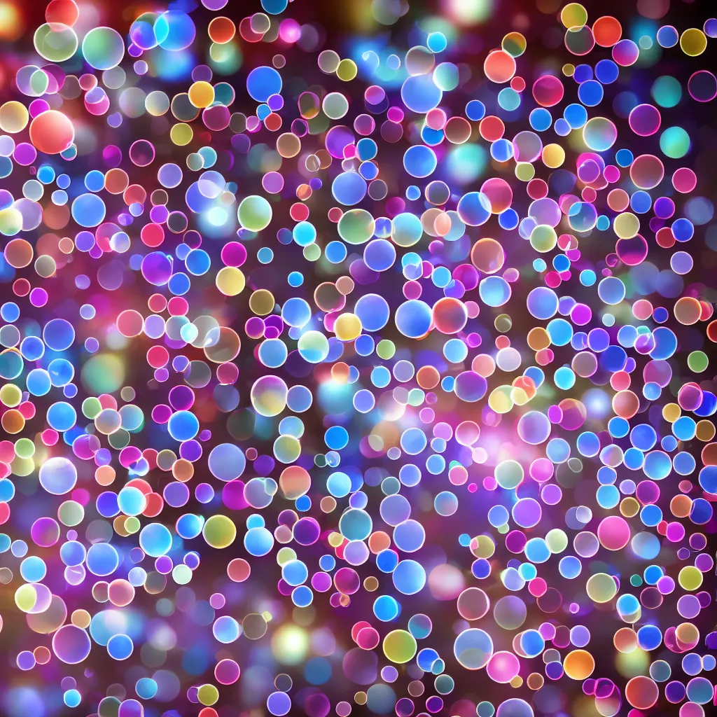 Prompt: beautiful digital HD glossy bokeh and bubblesbackground