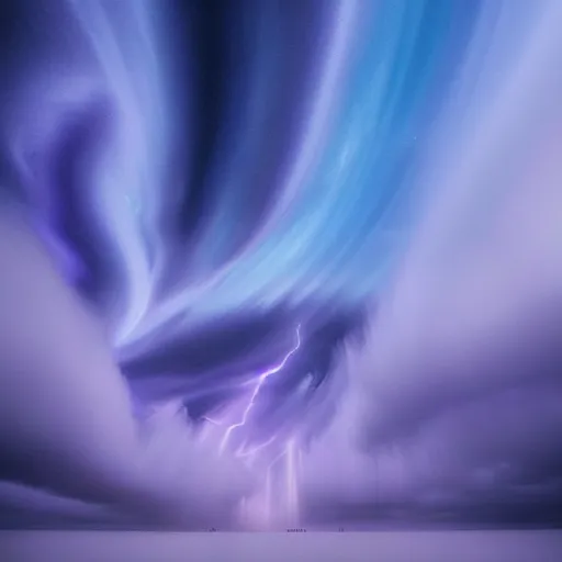 Prompt: amazing photo of a purple tornado in the sky by marc adamus, beautiful dramatic lighting