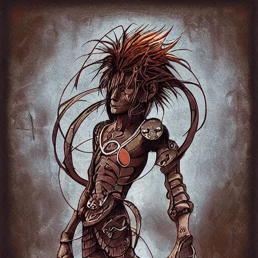 Prompt: planescape art style akira