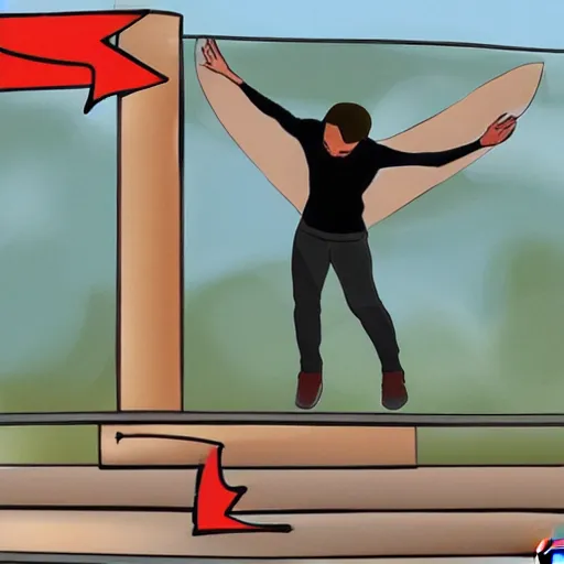 Image similar to wikihow tutorial on how to levitate