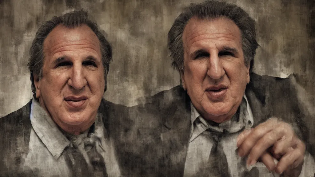 Prompt: tilt shift addicted detailed portrait of danny aiello