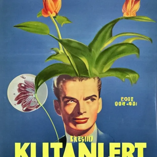 Prompt: 1 9 5 0 s killer plant movie poster