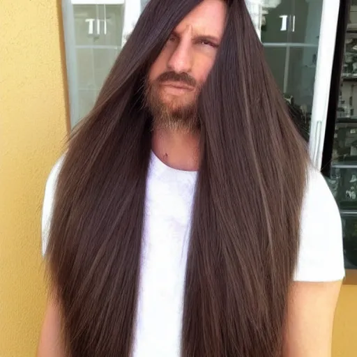 Image similar to longest hair ever