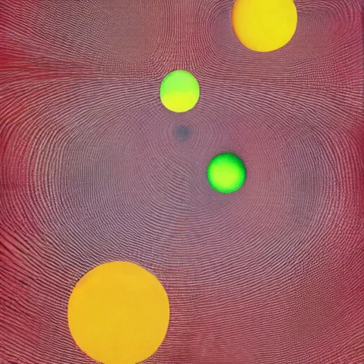 Image similar to joyful, playful by willi baumeister, by oskar fischinger. body art. using data from a nasa exoplanet space telescope, scientists discovered a jupiter - like world 3 7 9 light - years from earth, orbiting a star similar to our sun.