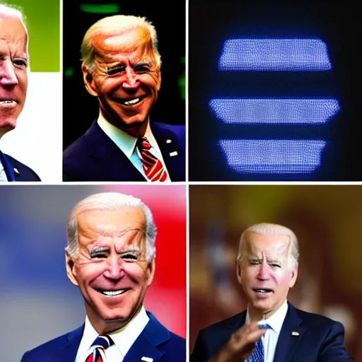 Image similar to joe biden as even emperor with glowing eyes