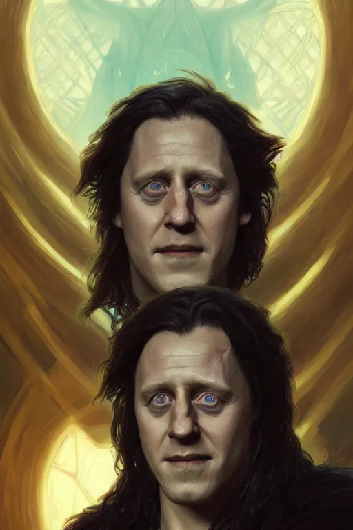 Image similar to Boris Johnson as Loki, realistic portrait, symmetrical, highly detailed, digital painting, artstation, concept art, smooth, sharp focus, illustration, cinematic lighting, art by artgerm and greg rutkowski and alphonse mucha