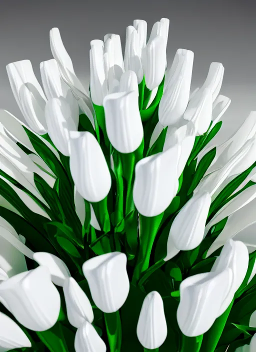 Prompt: bright white zen smooth flower garden by zaha hadid, up close shot, sharp focus, global illumination, radiant light, irakli nadar, octane highly render, 4 k, ultra hd,