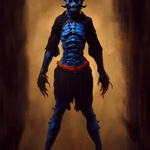 Image similar to full body portrait of villainous jester, dark, twisted, twisted. horror. highly detailed, cinematic lighting, digital art painting by greg rutkowski, trending on artstation