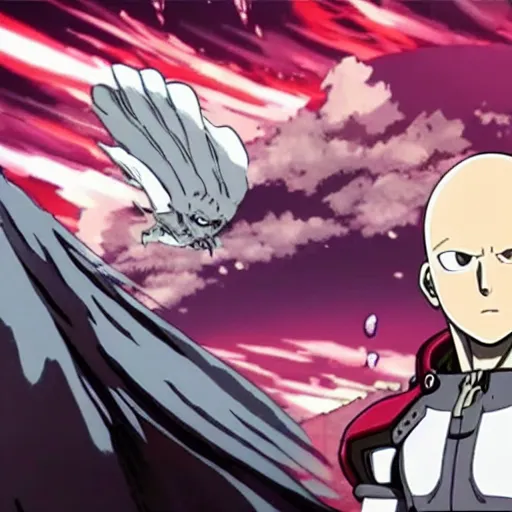 Prompt: the spaceship of Boros (One Punch Man)