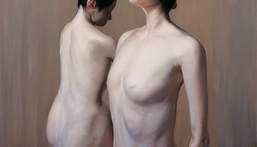 Prompt: painting by borremans, mariacarla boscono, detailed, stunning