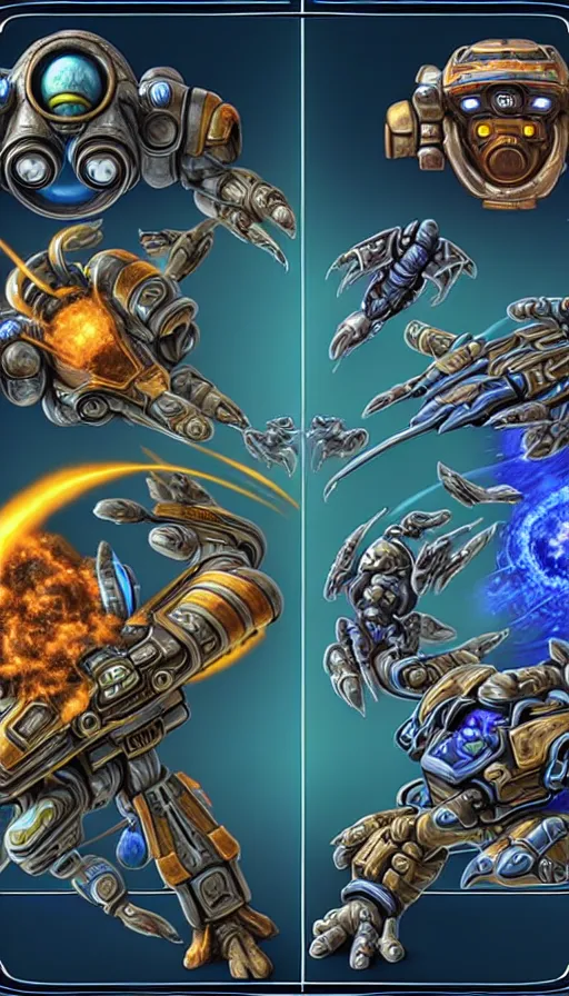 Image similar to the two complementary forces that make up all aspects and phenomena of life, from Starcraft