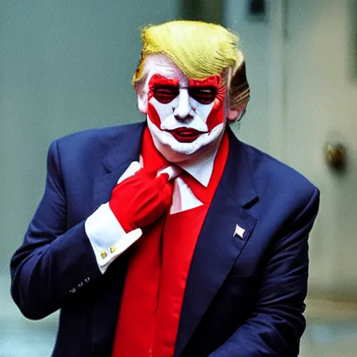 Image similar to Donald Trump as The Joker