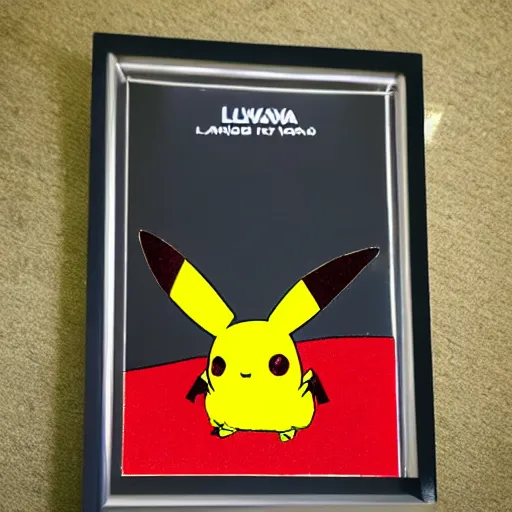 Image similar to a lava Pikachu