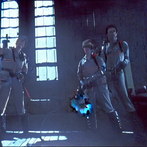 Image similar to Photo of SCP-173, a still from the movie Ghostbusters (1984)