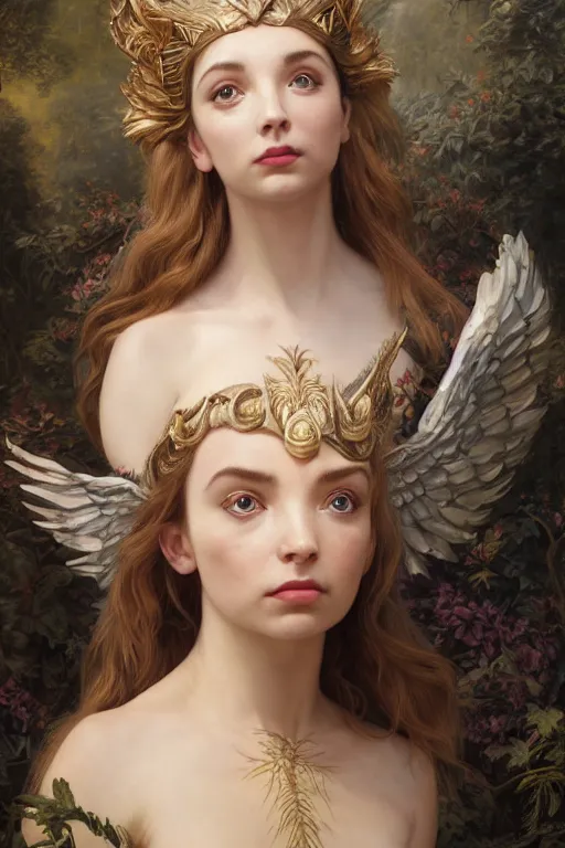 Prompt: A fantasy book style portrait painting of a hybrid Jodie Comer, Anya_Taylor-Joy as a Mystical Valkyrie Reptilian-Anubis Atlantean Warrior, François Boucher, Oil Painting, unreal 5, DAZ, hyperrealistic, octane render, Regal, Refined, Detailed Digital Art, RPG portrait, William-Adolphe Bouguereau, Michael Cheval, Walt Disney (1937), Steampunk, Volumetric Golden dappled dynamic lighting, Highly Detailed, Cinematic Lighting, Unreal Engine, 8k, HD