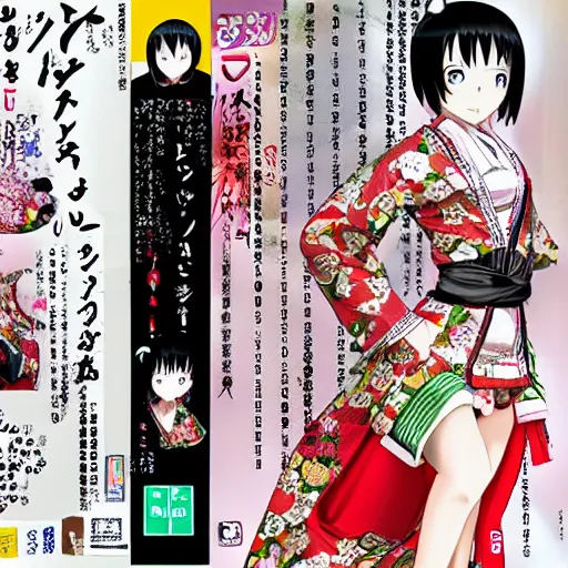 Image similar to girl, amanoyoshitaka style