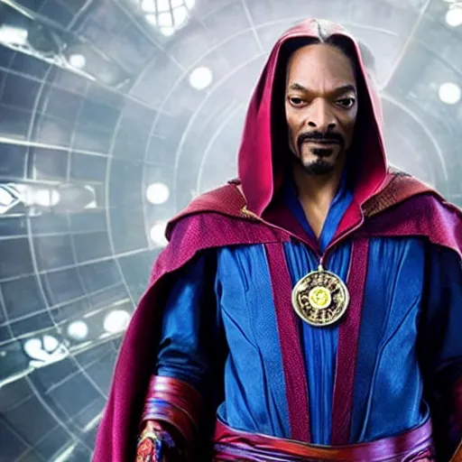 Image similar to snoop dogg as doctor strange, marvel cinematic universe, mcu, 8 k, unedited, photo