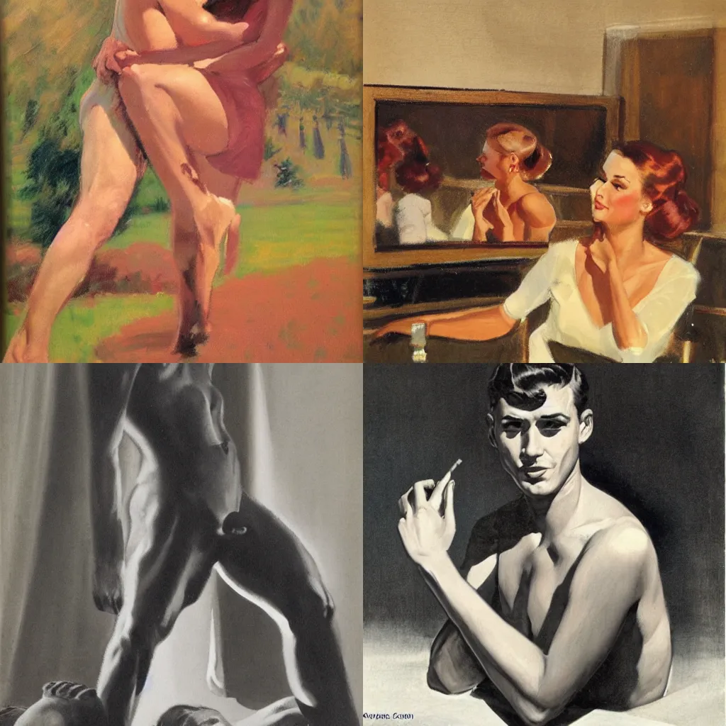 Prompt: by andrew loomis