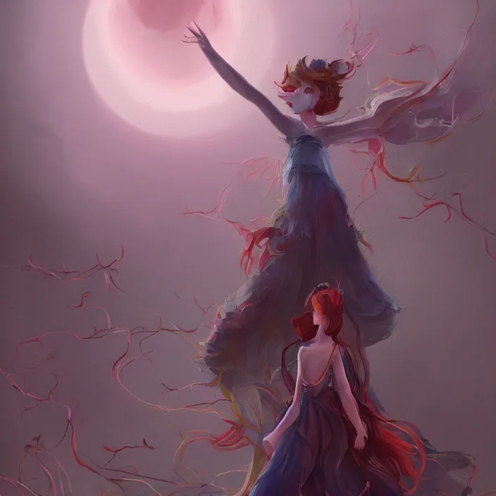 Image similar to what i can do … is this much. what you, untouched by love, childishly yearn for in a summer's night the story of a dream held over you, trending on artstation