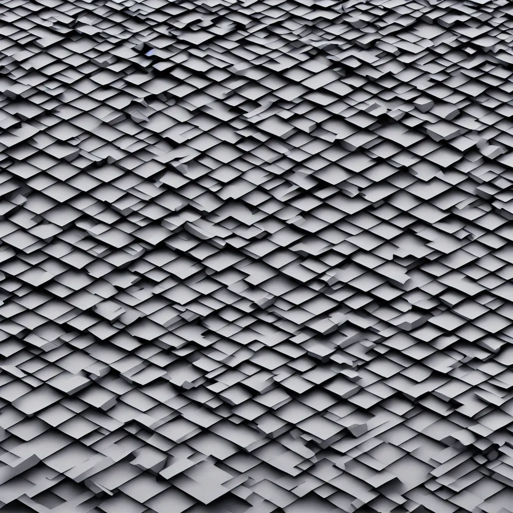 Image similar to low poly brick roof, 8k