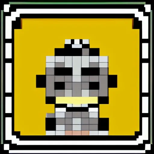 Prompt: pixel art avatar of a little buddha