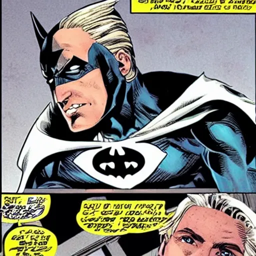 Prompt: xqc in a batman comic book