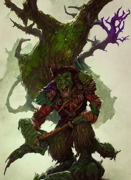 Prompt: treant, dndbeyond, bright, colourful, realistic, dnd character portrait, full body, pathfinder, pinterest, art by ralph horsley, dnd, rpg, lotr game design fanart by concept art, behance hd, artstation, deviantart, hdr render in unreal engine 5