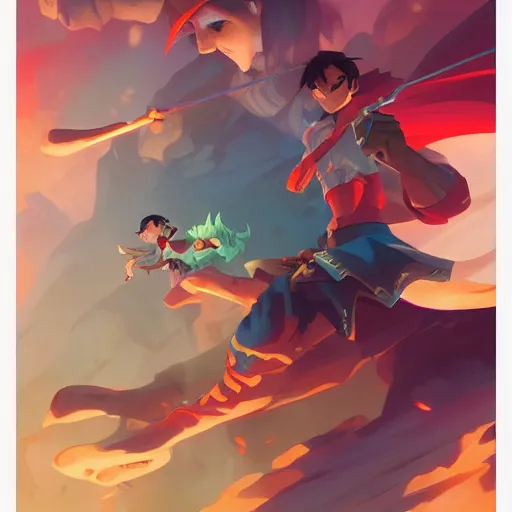 Image similar to hero world nintendo 3 ds, behance hd by jesper ejsing, by rhads, makoto shinkai and lois van baarle, ilya kuvshinov, rossdraws global illumination